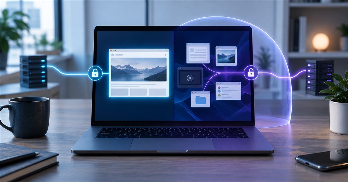Comparaison entre une extension VPN de navigateur et une application VPN protégeant un appareil